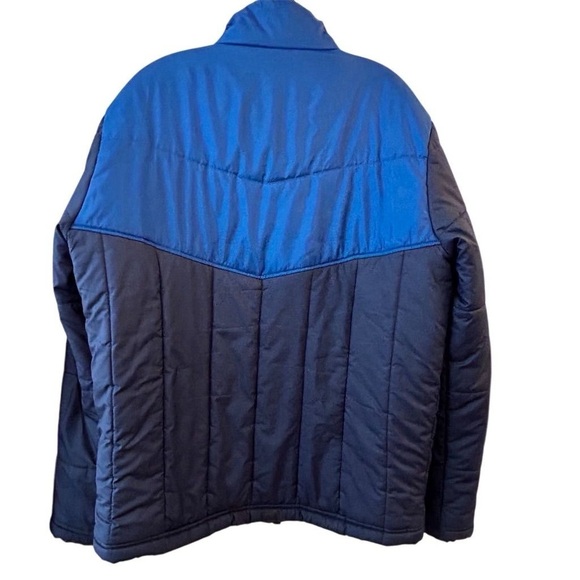 Puma Men's Blue Quilted Jacket Size L Winter Casual WarmCELL - Picture 4 of 6
